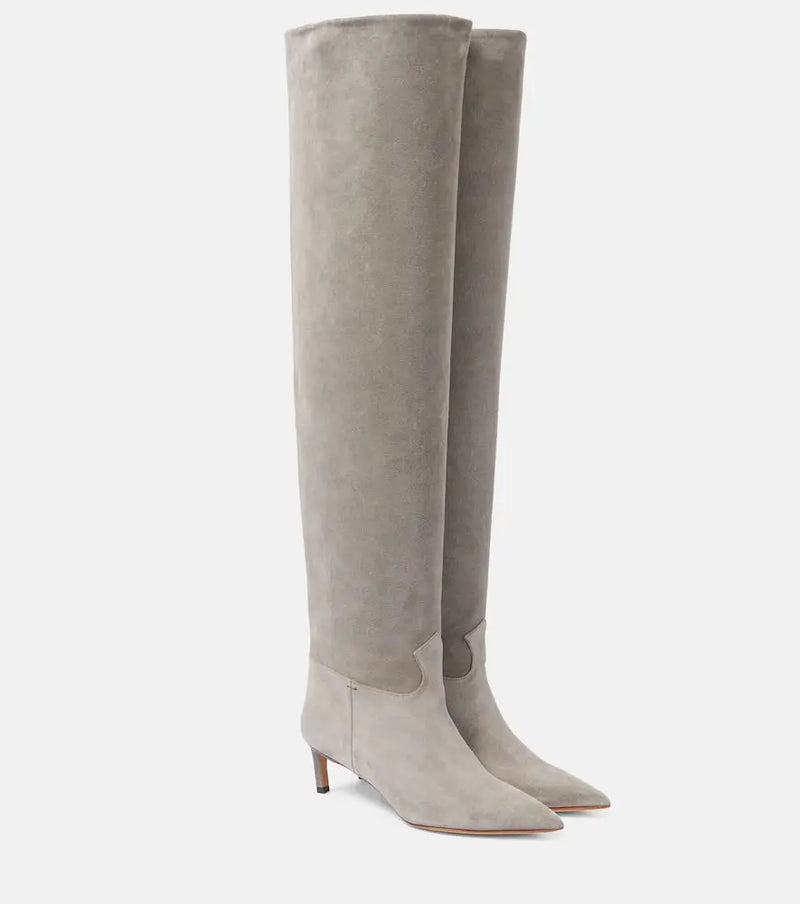 Ulla Johnson Carolina 55 suede over-the-knee boots