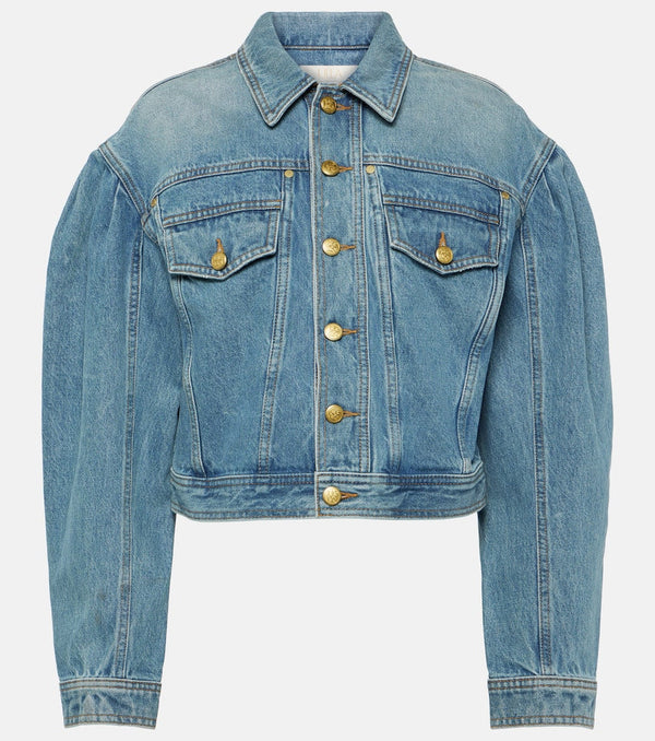 Ulla Johnson Cosette cropped denim jacket