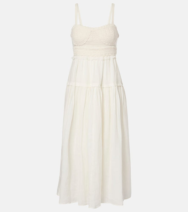 Ulla Johnson Gisela ramie midi dress