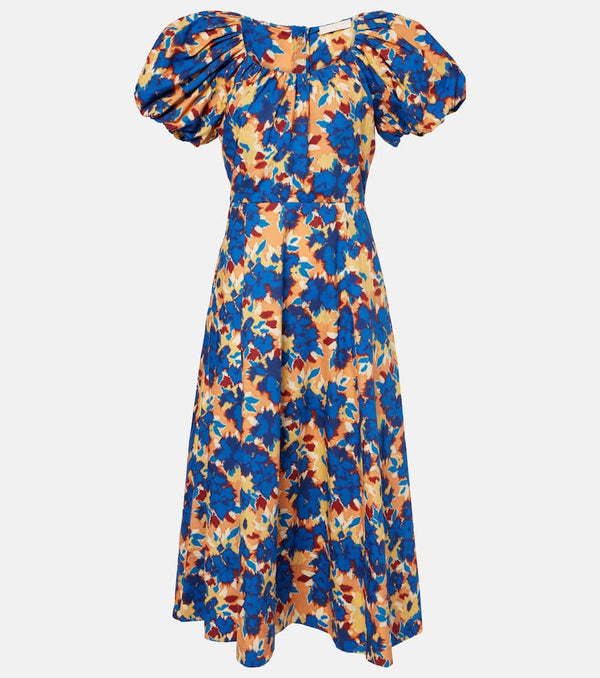 Ulla Johnson Imara floral cotton poplin midi dress