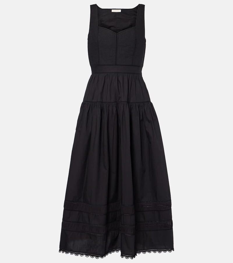 Ulla Johnson Isadora cotton poplin bustier dress