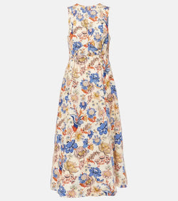 Ulla Johnson Kaiya floral cotton midi dress