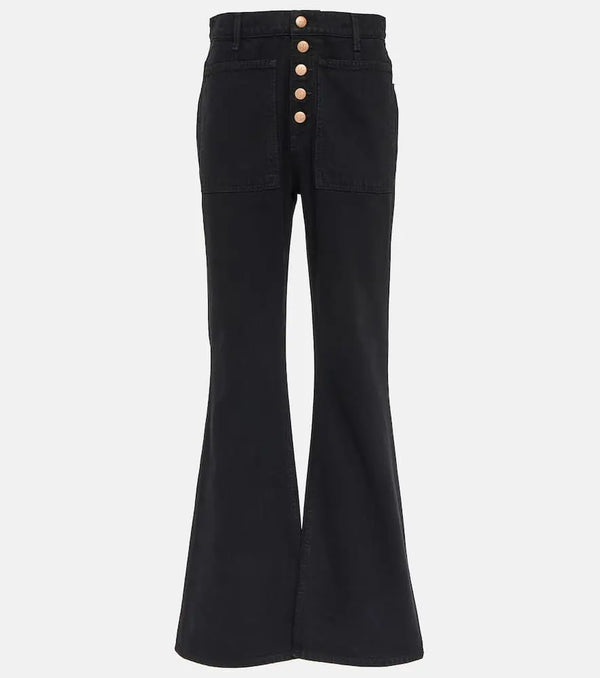 Ulla Johnson Lou high-rise flared jeans | LYBSTORE