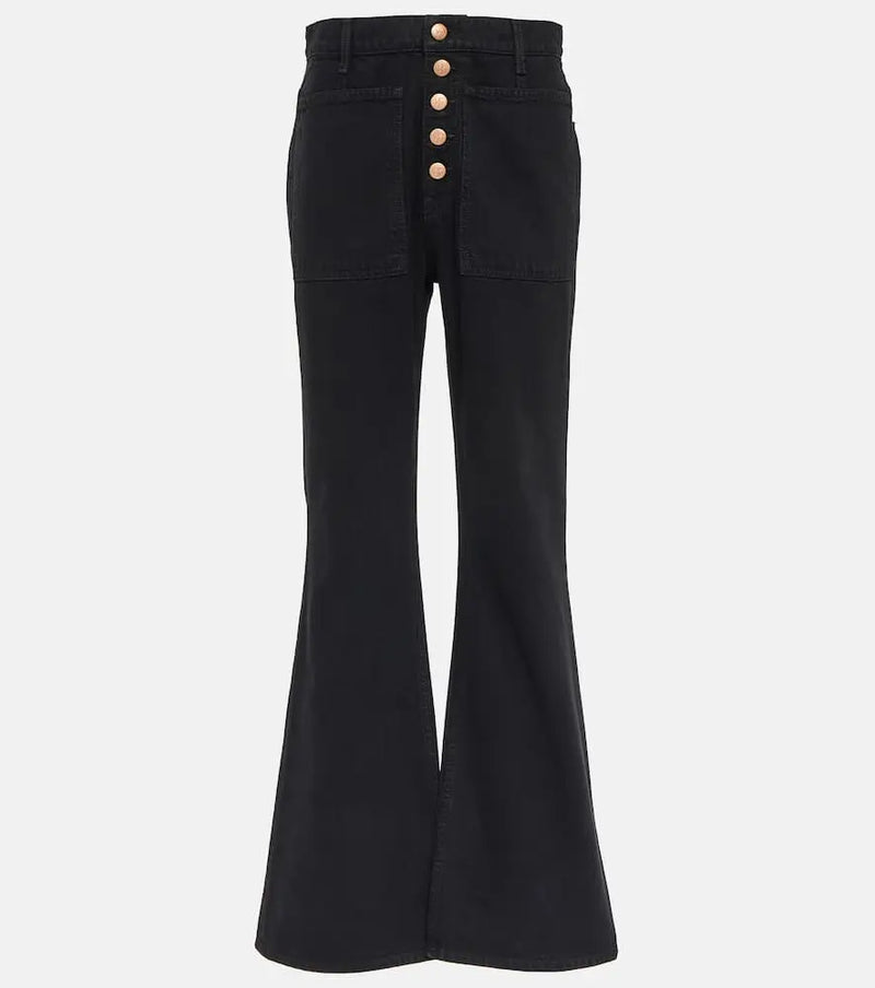 Ulla Johnson Lou high-rise flared jeans | LYBSTORE