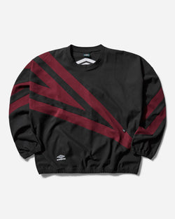 Umbro Men s 1993 Drill Polo Black / Burgundy