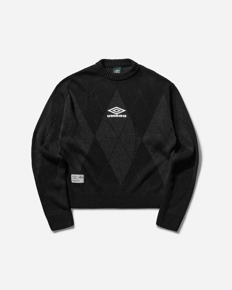 Umbro Men s Argyle Sweater Black