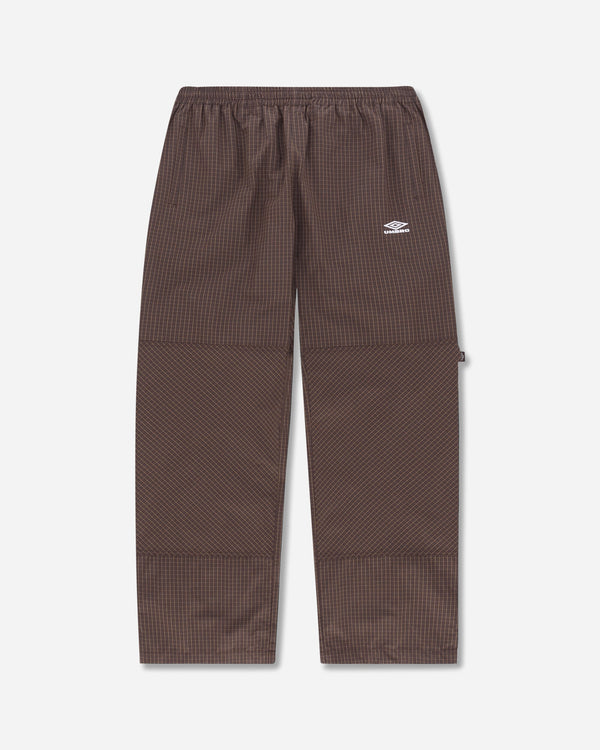 Umbro Men s Mini Check Double Knee Pants Brown