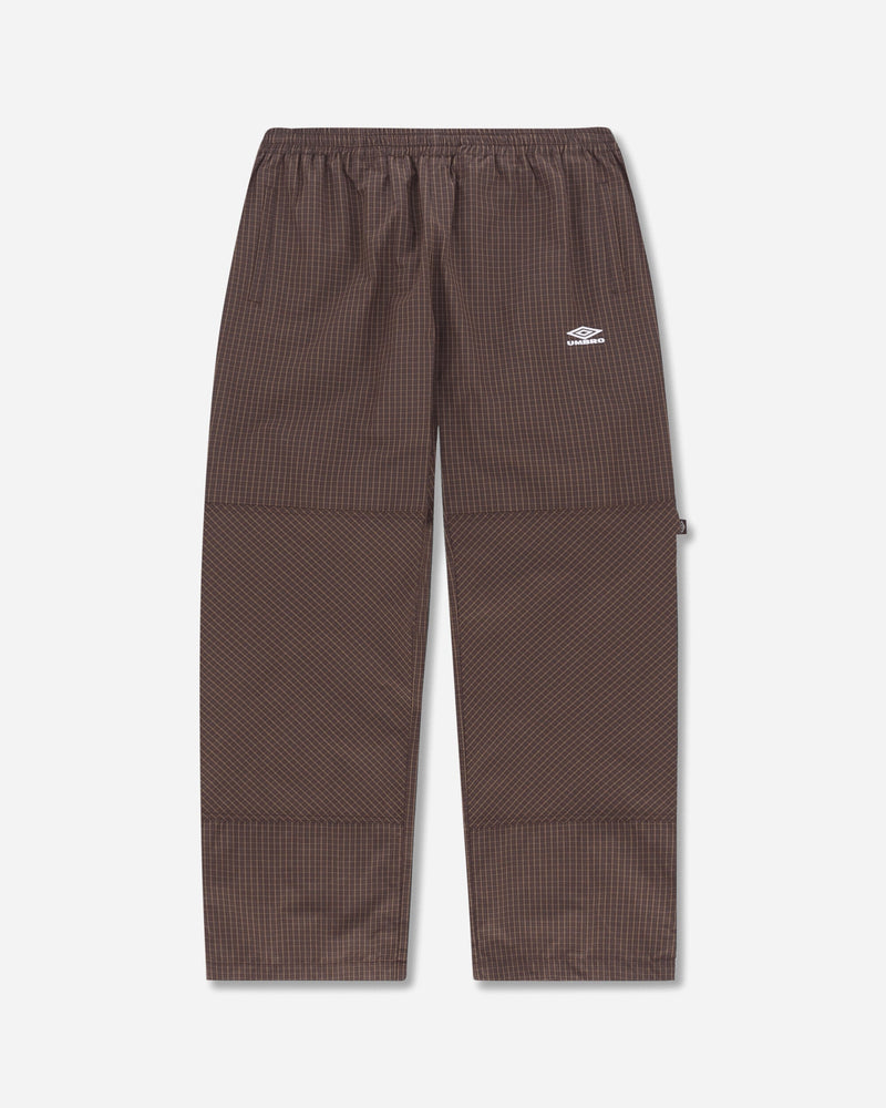 Umbro Men s Mini Check Double Knee Pants Brown