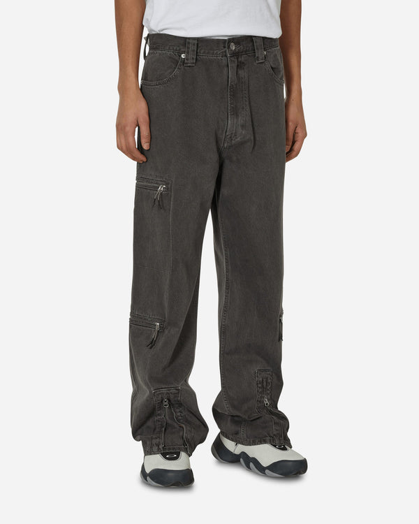 Unaffected Flight Denim Pants Charcoal