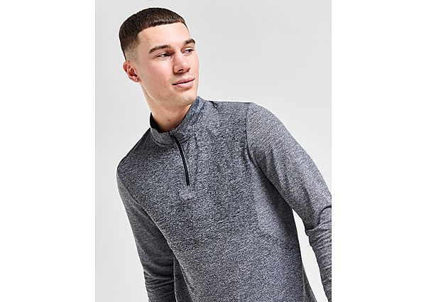 Under Armour Seamless Stride 1 4 Zip Top Grey