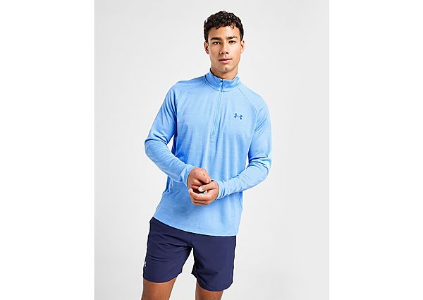 Under Armour Tech Textured 1 4 Zip Top Blue