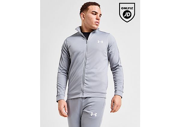 Under Armour UA Poly Track Top Grey