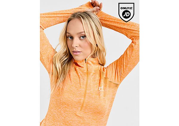 Under Armour UA Tech Twist 1 2 Zip Top Orange