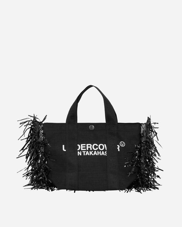 Undercover Fringe Nylon Tote Bag Black