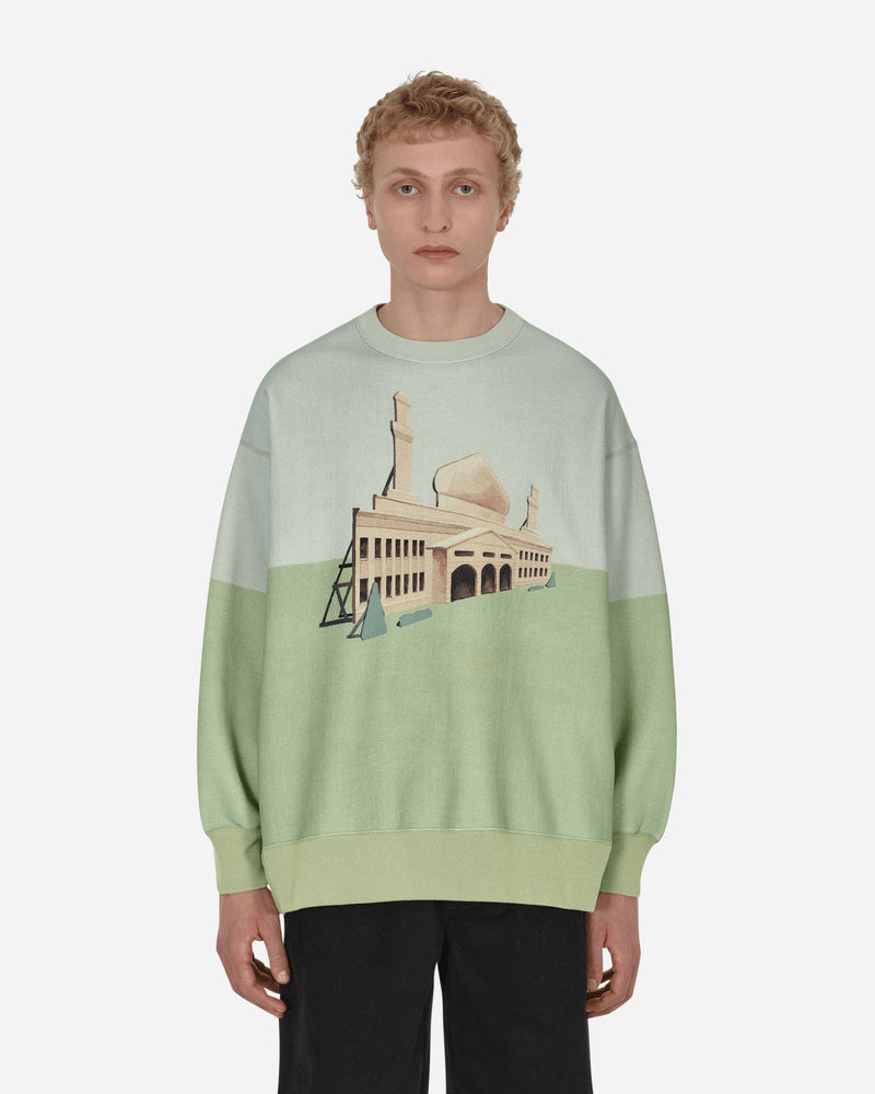 Undercover Graphic Crewneck Sweatshirt Green