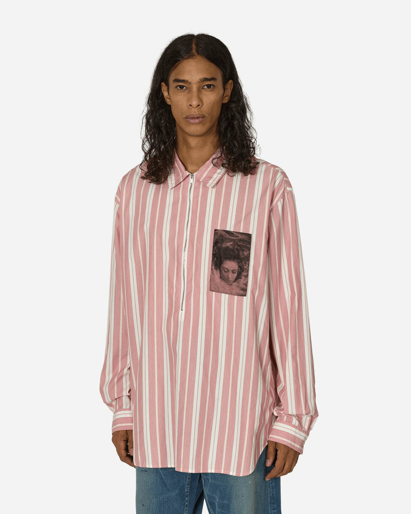 Undercover Twin Peaks Striped Shirt Red