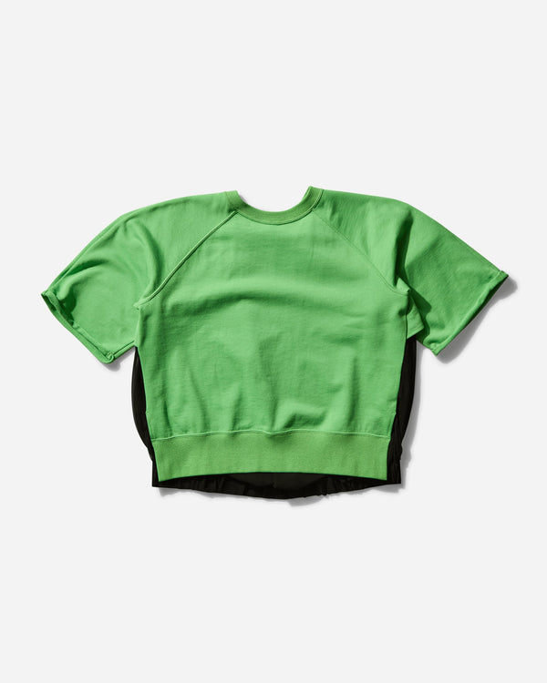 Undercover Mesh Cotton T-Shirt Light Green