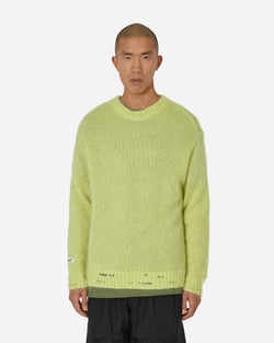 Undercover Mohair Crewneck Sweater Light Yellow