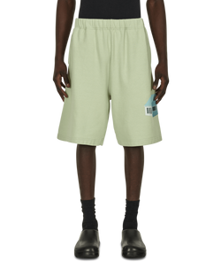 Undercover Cotton Sweatshorts Green