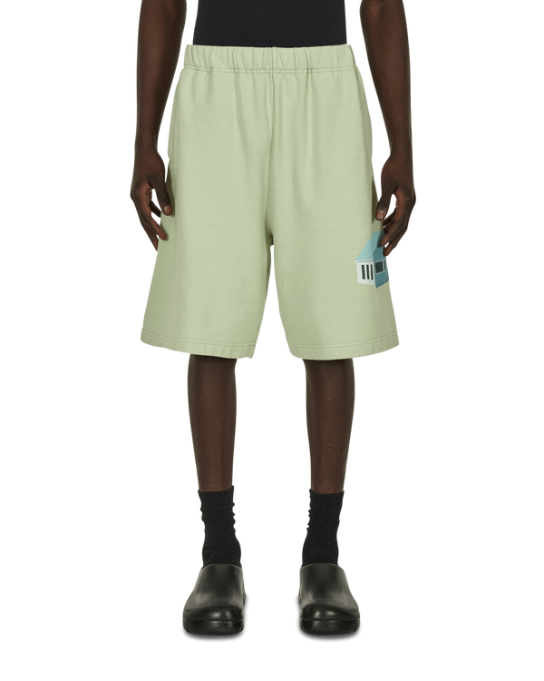 Undercover Cotton Sweatshorts Green