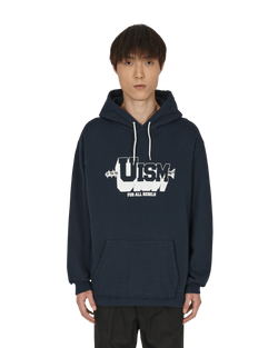 Undercoverism Cut-Up Hooded Sweatshirt Navy