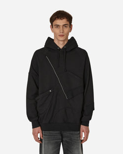 Undercoverism Panelled Hooded Sweatshirt Black