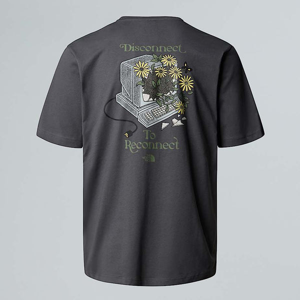 The North Face Connect Relaxed Graphic T-shirt Anthracite Grey male