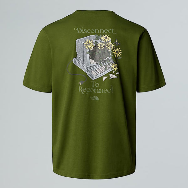 The North Face Connect Relaxed Graphic T-shirt Woodland Green male