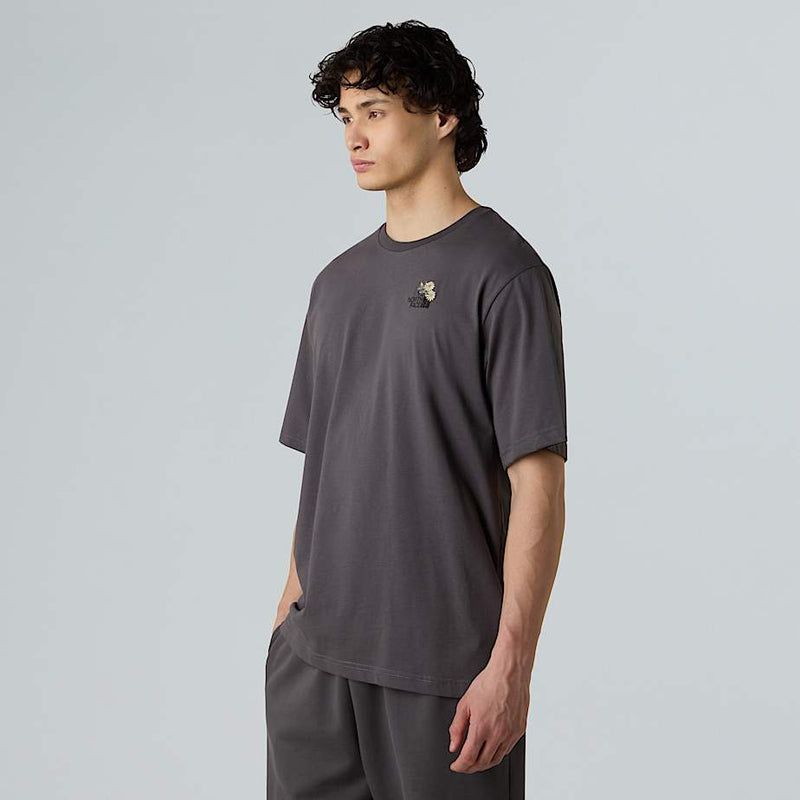 The North Face Dome Flower Relaxed Graphic T-shirt Anthracite Grey male