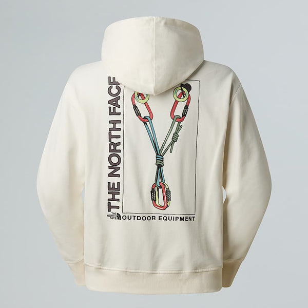 The North Face Explore Gear Relaxed Hoodie White Dune male