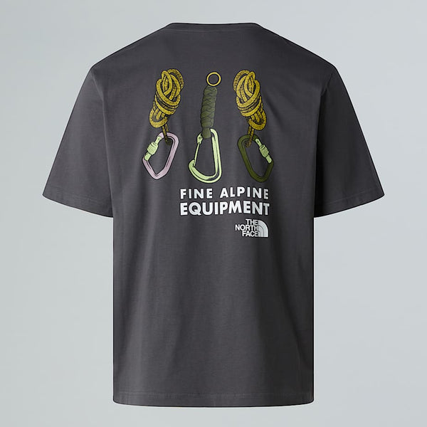 The North Face Explore Gear Relaxed T-shirt Anthracite Grey male