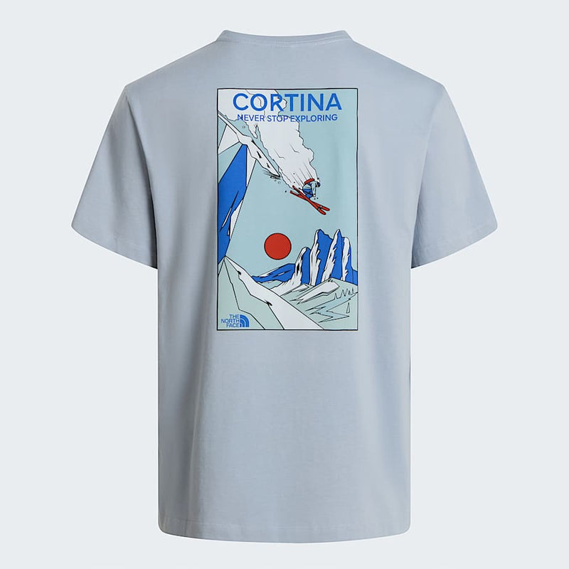 The North Face Mountain Celebration Regular Graphic T-shirt Frost Grey