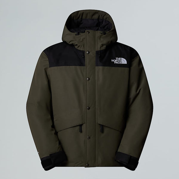 The North Face Mountain Down Jacket New Taupe Green-tnf Black male
