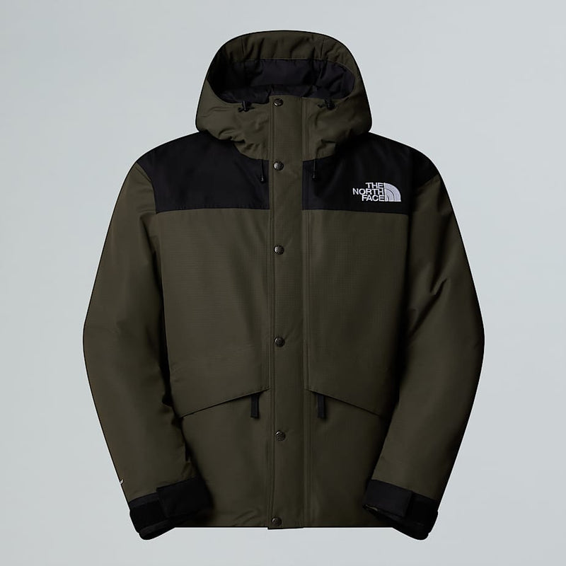 The North Face Mountain Down Jacket New Taupe Green-tnf Black male