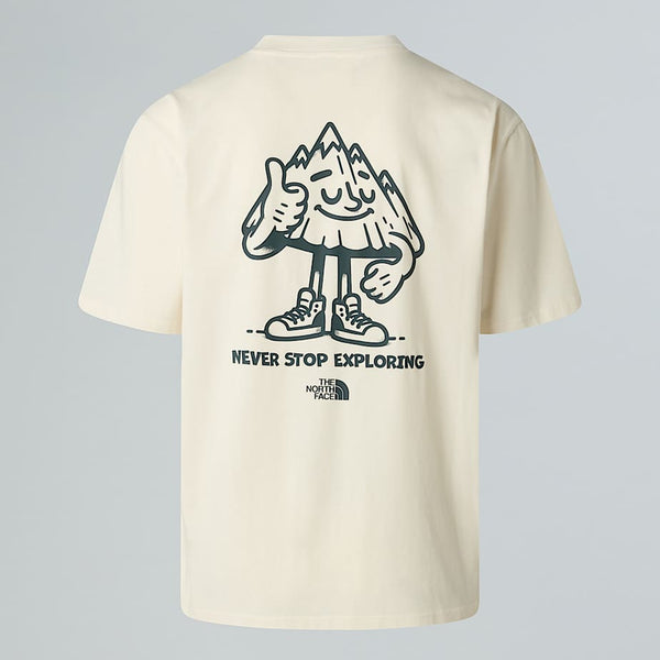 The North Face Mountain Fun Oversized T-shirt White Dune male