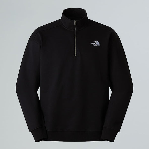 The North Face Oversized 1/4 Zip Sweatshirt Tnf Black male