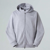 The North Face Oversized Full-zip Hoodie Tnf Light Grey Heather male