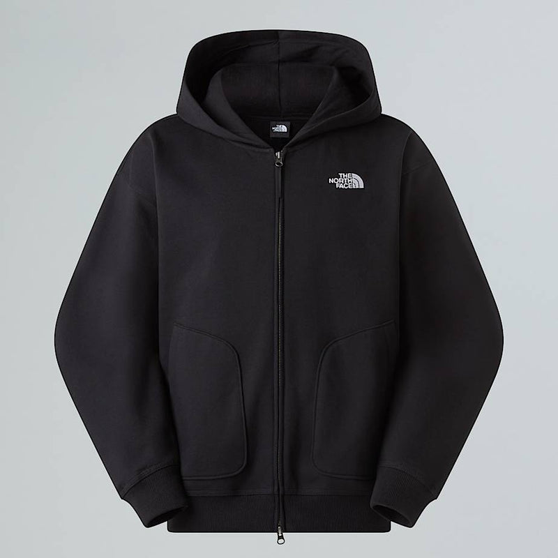The North Face Oversized Full-zip Hoodie Tnf Black male