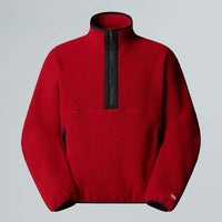 The North Face Red Box 1/2 Zip Fleece Cardinal Red