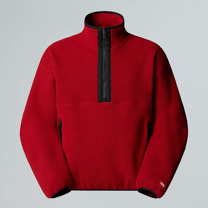 The North Face Red Box 1/2 Zip Fleece Cardinal Red male