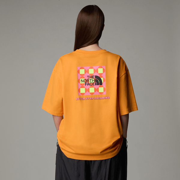 The North Face Unisex Tnf X Yinka Ilori Box Graphic T-shirt Apricot Glaze 