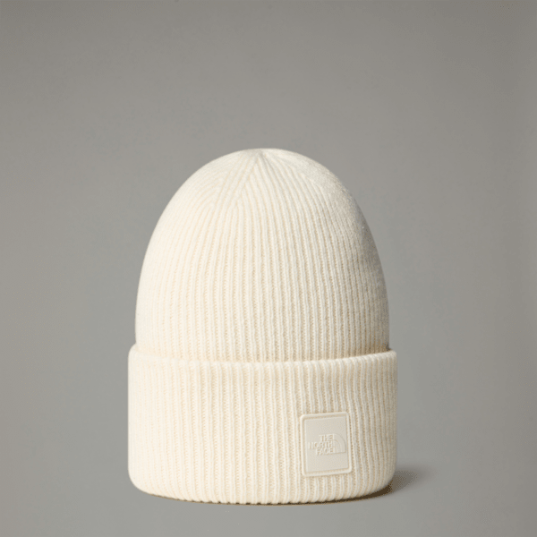 The North Face Urban Patch Beanie White Dune One Size male | LYBSTORE