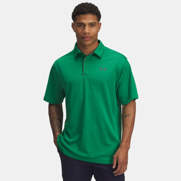 Under Armour Tech™ Polo Team Kelly Green Pitch Gray