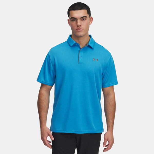 Under Armour Tech™ Polo Ether Blue Pitch Gray