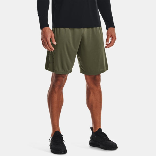 Under Armour Tech™ Graphic Shorts Marine OD Green Black