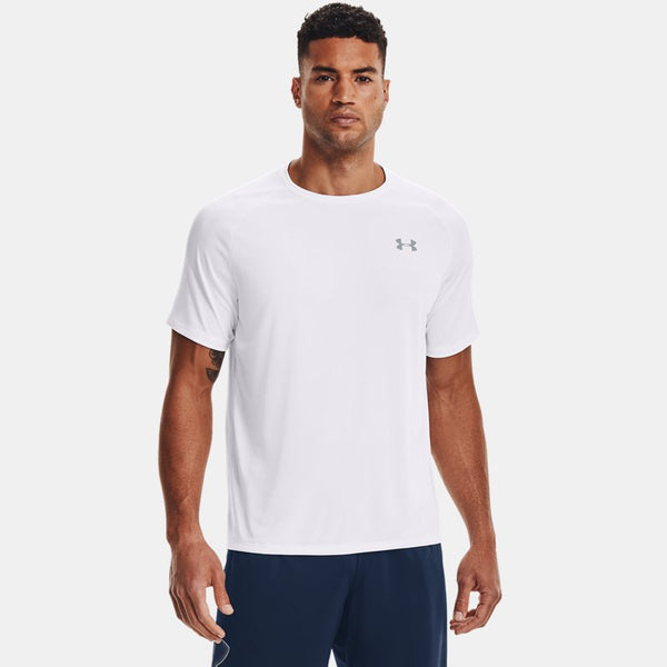 Under Armour Tech™ Short Sleeve White Overcast Gray