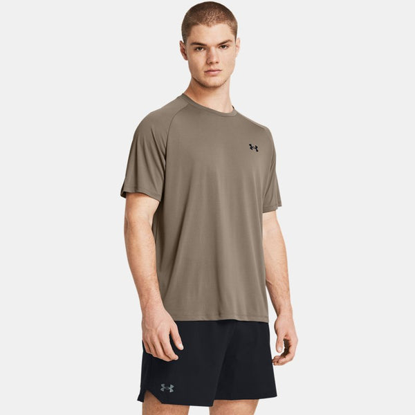 Under Armour Tech™ Short Sleeve Taupe Dusk Black