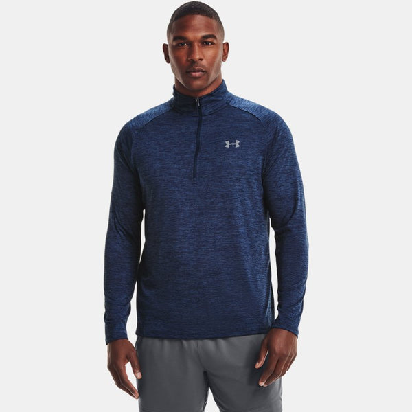 Under Armour Tech™ ½ Zip Long Sleeve Academy Steel