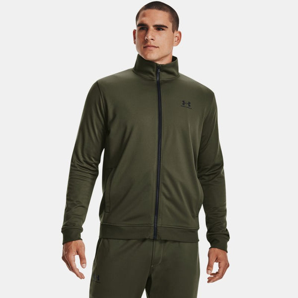 Under Armour Sportstyle Tricot Jacket Marine OD Green Black