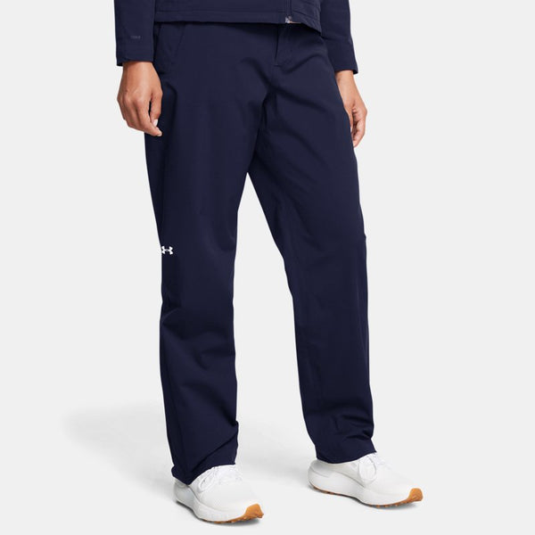 Under Armour Golf Rain Pants Midnight Navy White